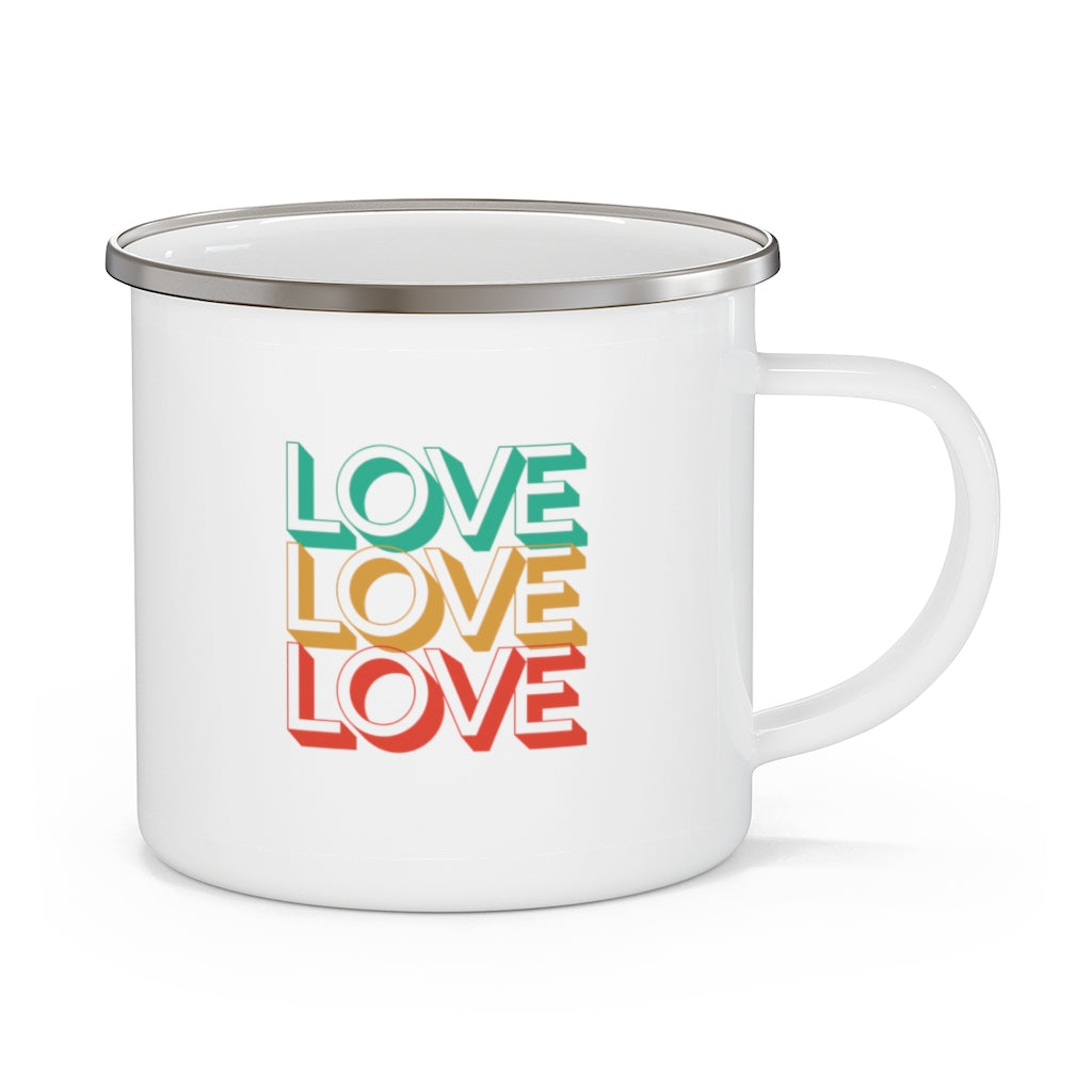 LOVE LOVE LOVE Camping Mug