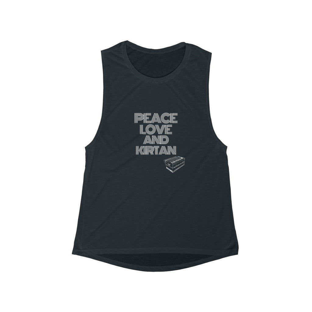 PEACE LOVE KIRTAN Women's Muscle Tank