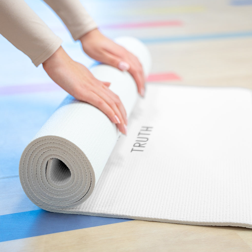 SAT NAAM Yoga Mat - WHITE