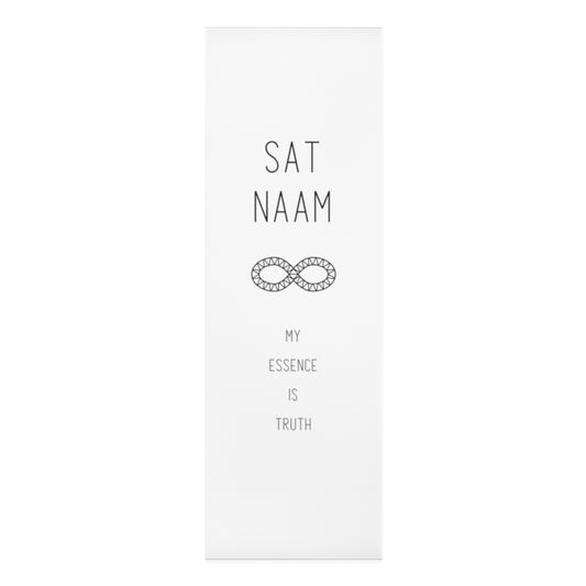 SAT NAAM Yoga Mat - WHITE